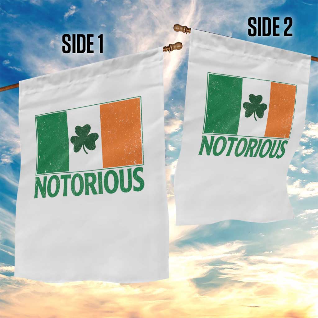 Irish Pride Boxing Fighting Notorious Garden Flag Vintage Ireland Flag Irish Retro Throwback