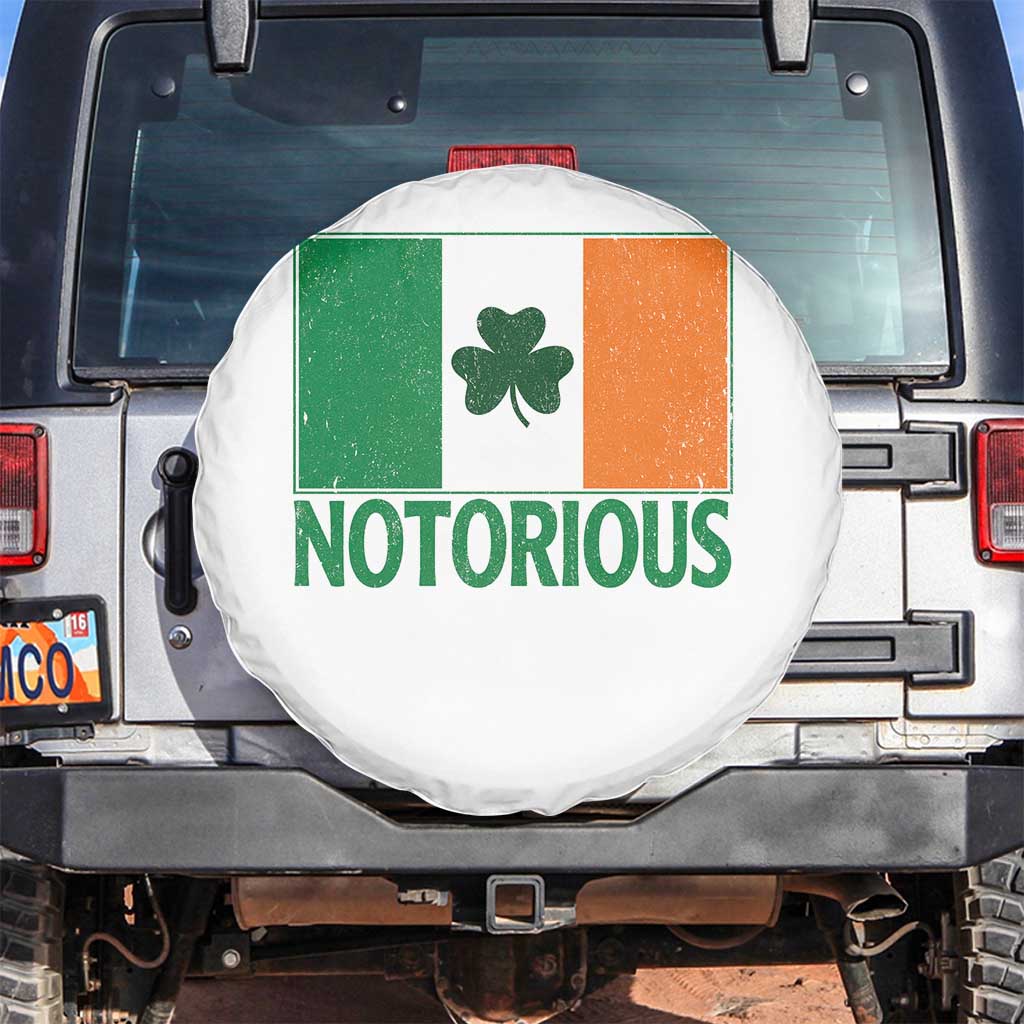 Irish Pride Boxing Fighting Notorious Spare Tire Cover Vintage Ireland Flag Irish Retro Throwback