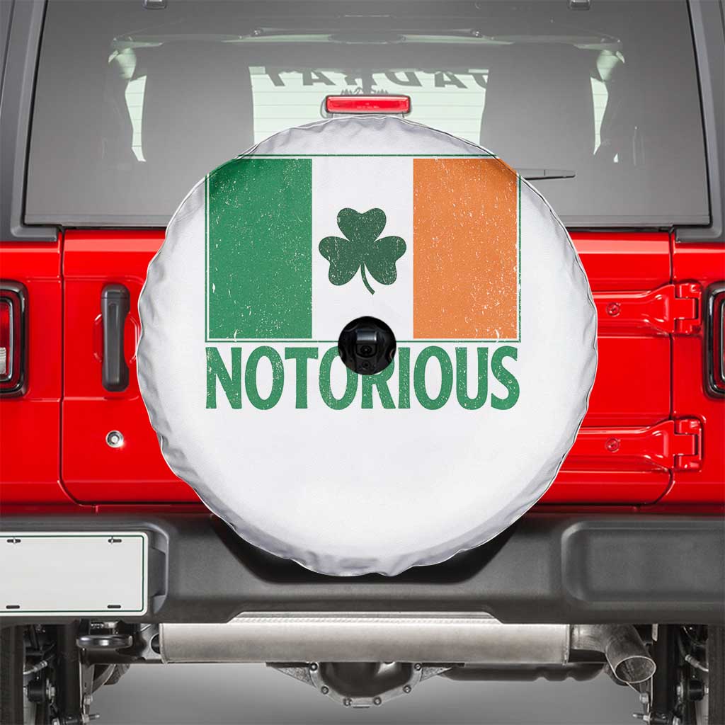 Irish Pride Boxing Fighting Notorious Spare Tire Cover Vintage Ireland Flag Irish Retro Throwback