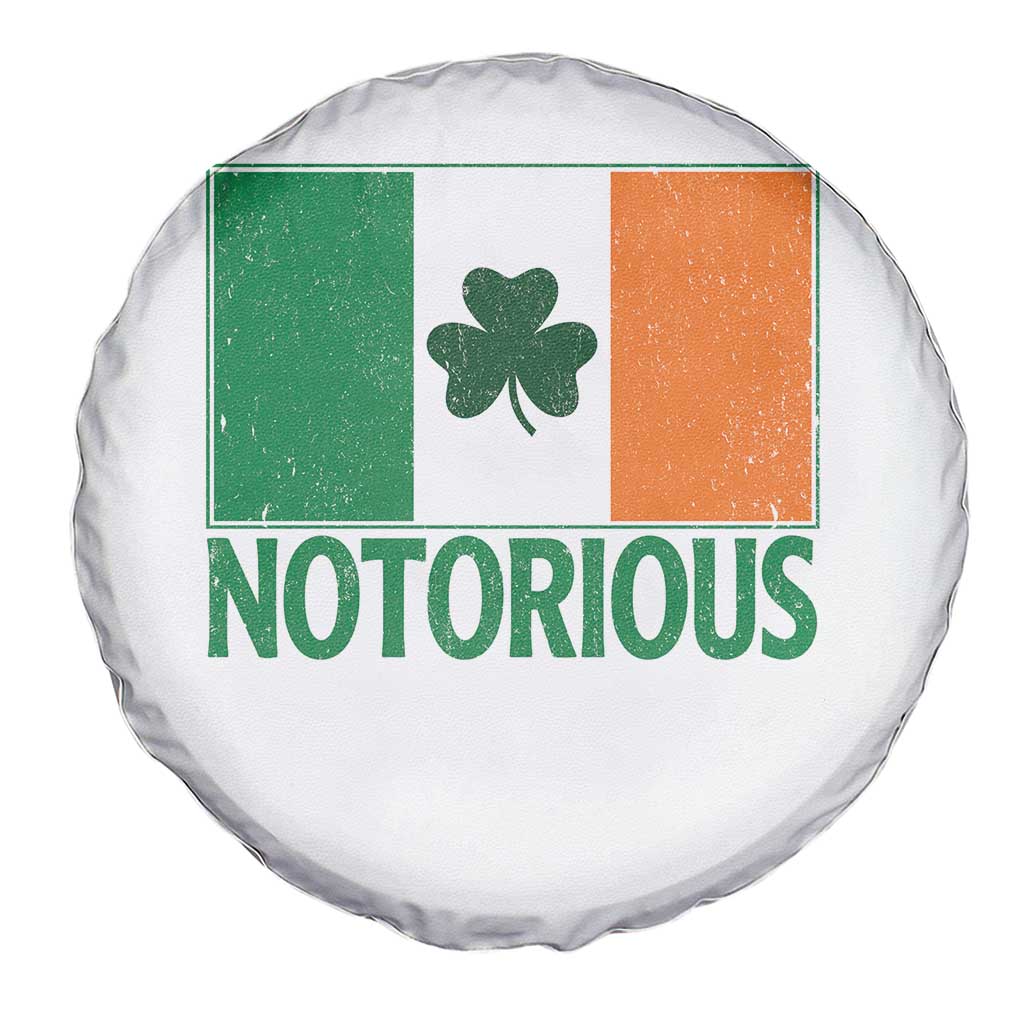 Irish Pride Boxing Fighting Notorious Spare Tire Cover Vintage Ireland Flag Irish Retro Throwback