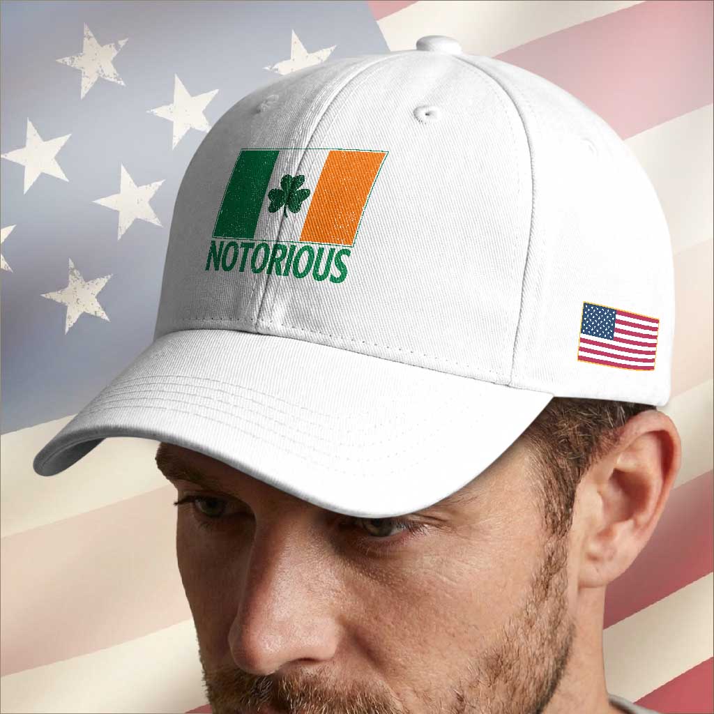 Irish Pride Boxing Fighting Notorious Baseball Cap Vintage Ireland Flag Irish Retro Throwback