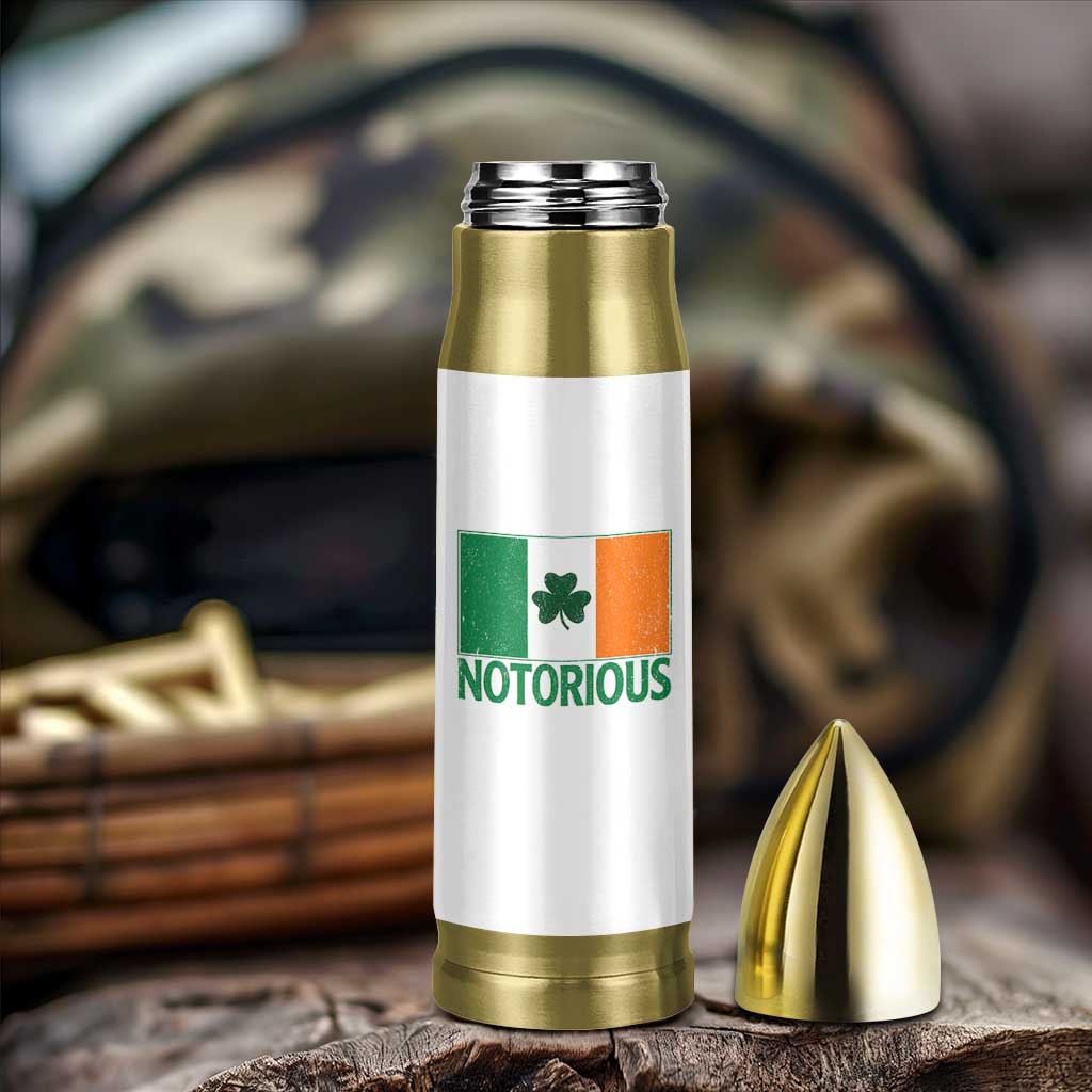 Irish Pride Boxing Fighting Notorious Bullet Tumbler Vintage Ireland Flag Irish Retro Throwback