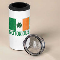 Irish Pride Boxing Fighting Notorious 4 in 1 Can Cooler Tumbler Vintage Ireland Flag Irish Retro Throwback