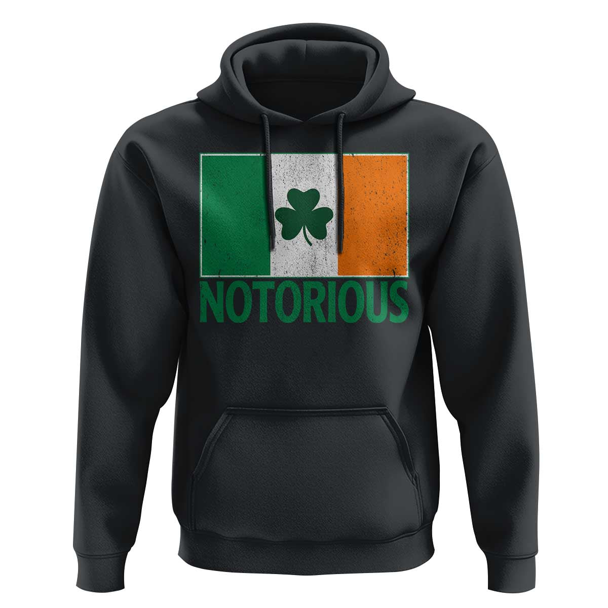 Irish Pride Boxing Fighting Notorious Hoodie Vintage Ireland Flag Irish Retro Throwback