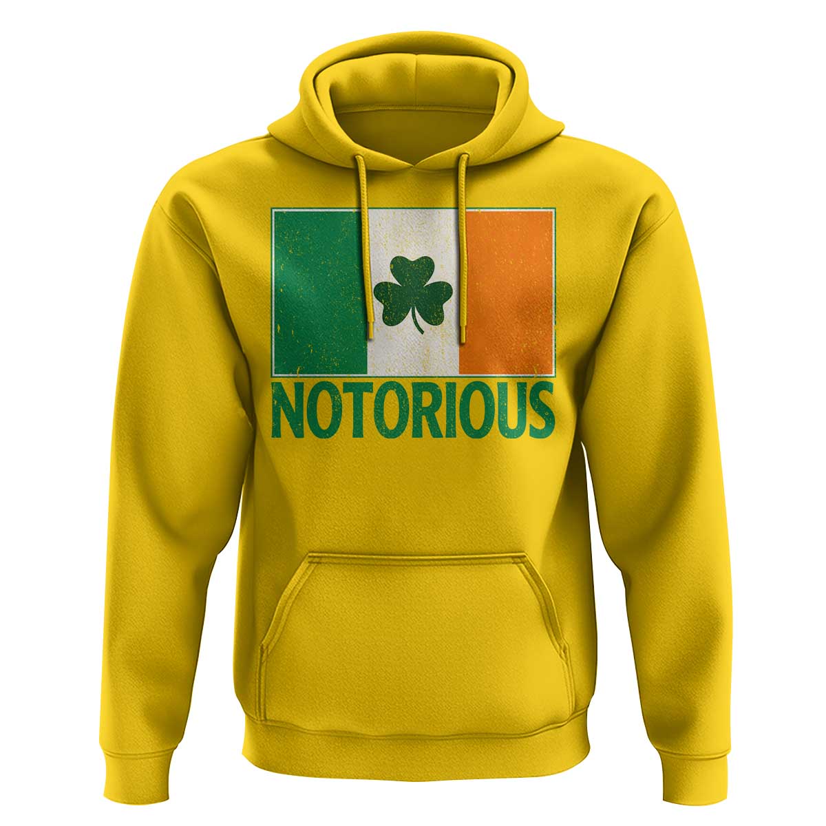 Irish Pride Boxing Fighting Notorious Hoodie Vintage Ireland Flag Irish Retro Throwback