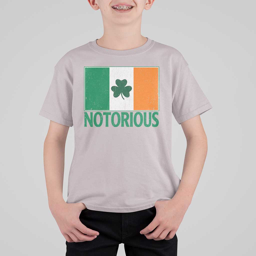 Irish Pride Boxing Fighting Notorious T Shirt For Kid Vintage Ireland Flag Irish Retro Throwback