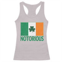 Irish Pride Boxing Fighting Notorious Racerback Tank Top Vintage Ireland Flag Irish Retro Throwback