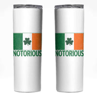 Irish Pride Boxing Fighting Notorious Skinny Tumbler Vintage Ireland Flag Irish Retro Throwback