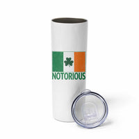 Irish Pride Boxing Fighting Notorious Skinny Tumbler Vintage Ireland Flag Irish Retro Throwback