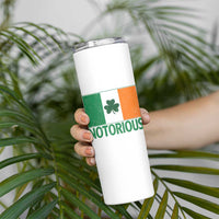 Irish Pride Boxing Fighting Notorious Skinny Tumbler Vintage Ireland Flag Irish Retro Throwback
