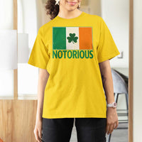 Irish Pride Boxing Fighting Notorious T Shirt For Women Vintage Ireland Flag Irish Retro Throwback