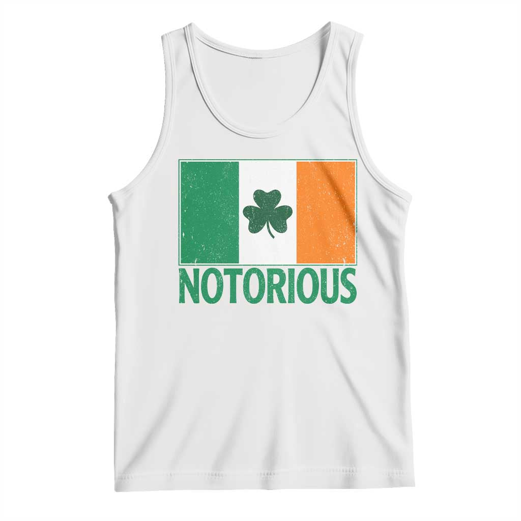 Irish Pride Boxing Fighting Notorious Tank Top Vintage Ireland Flag Irish Retro Throwback
