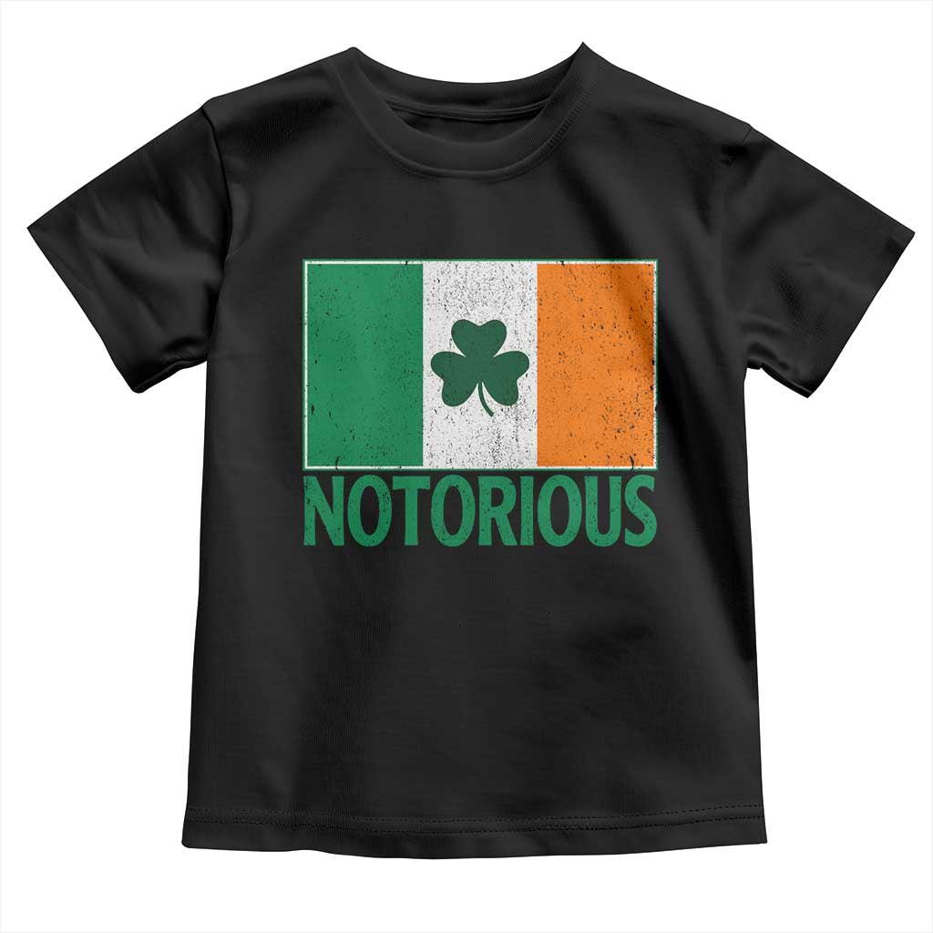 Irish Pride Boxing Fighting Notorious Toddler T Shirt Vintage Ireland Flag Irish Retro Throwback