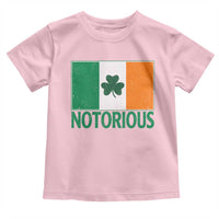 Irish Pride Boxing Fighting Notorious Toddler T Shirt Vintage Ireland Flag Irish Retro Throwback