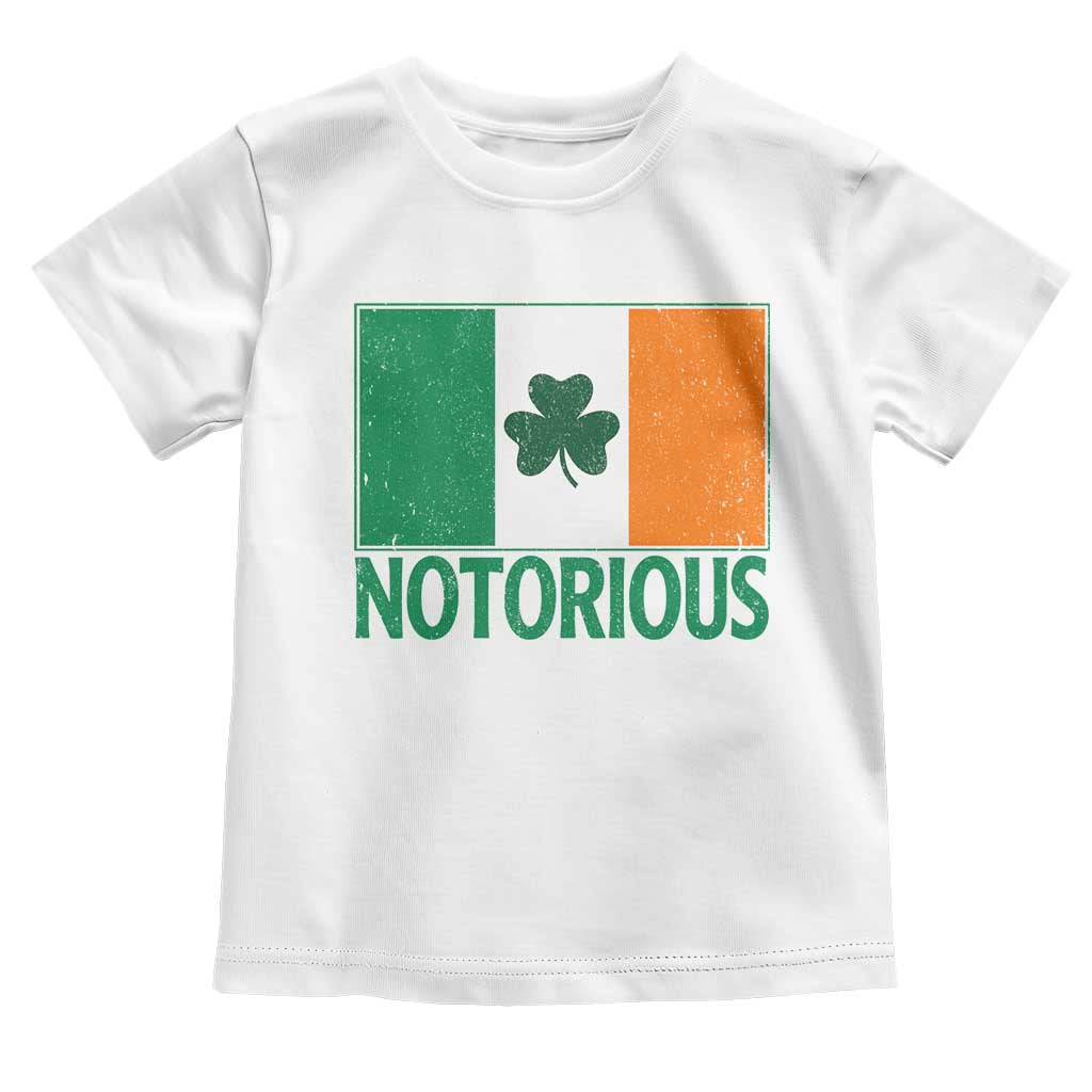 Irish Pride Boxing Fighting Notorious Toddler T Shirt Vintage Ireland Flag Irish Retro Throwback