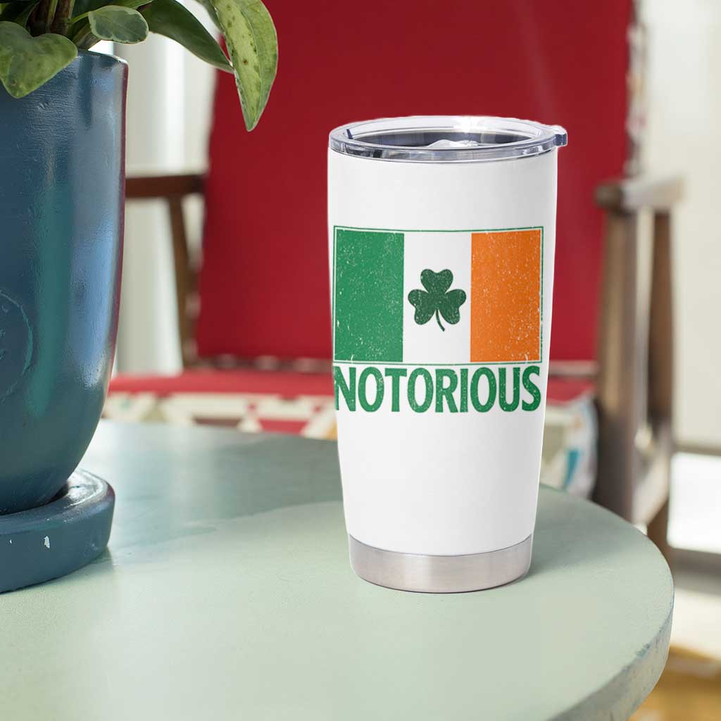 Irish Pride Boxing Fighting Notorious Tumbler Cup Vintage Ireland Flag Irish Retro Throwback