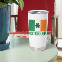 Irish Pride Boxing Fighting Notorious Tumbler Cup Vintage Ireland Flag Irish Retro Throwback