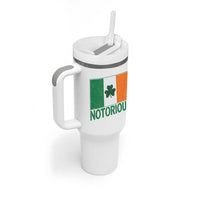 Irish Pride Boxing Fighting Notorious Tumbler With Handle Vintage Ireland Flag Irish Retro Throwback