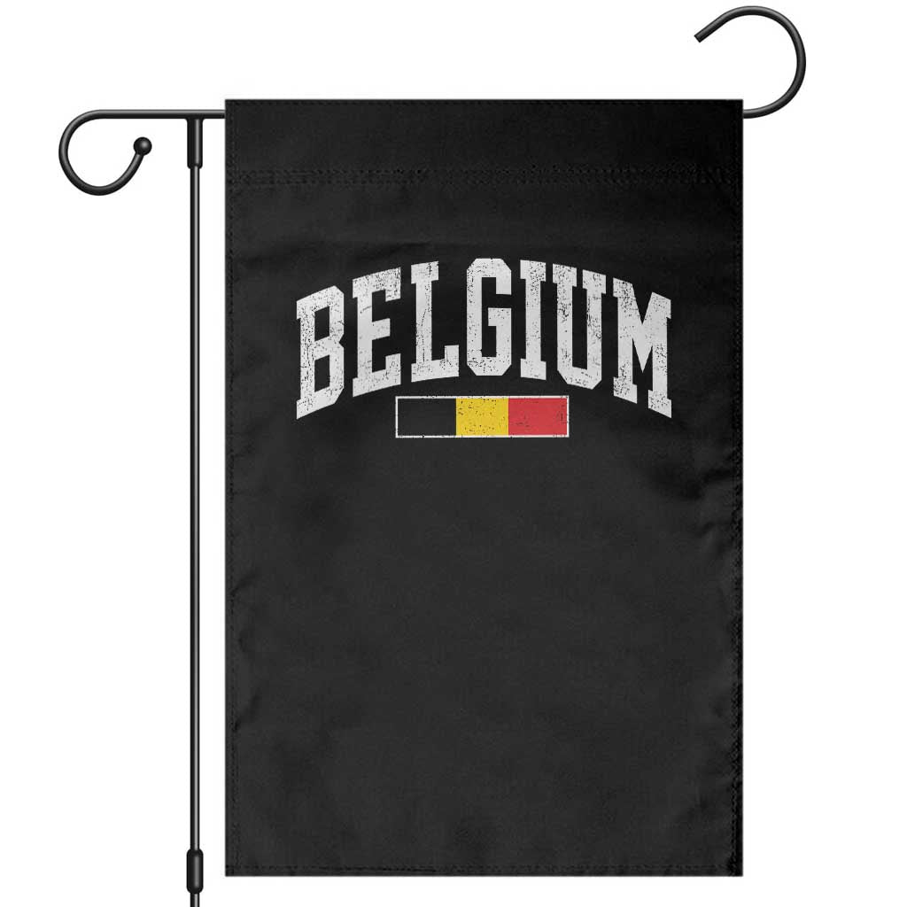 Vintage Belgium Flag Graphic Garden Flag Belgian Pride Patriotic Gift