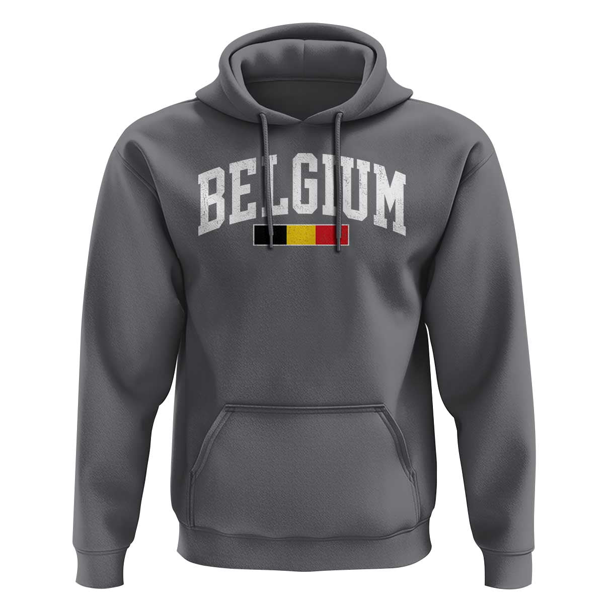 Vintage Belgium Flag Graphic Hoodie Belgian Pride Patriotic Gift