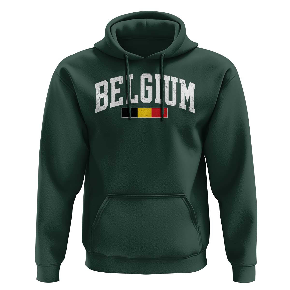 Vintage Belgium Flag Graphic Hoodie Belgian Pride Patriotic Gift