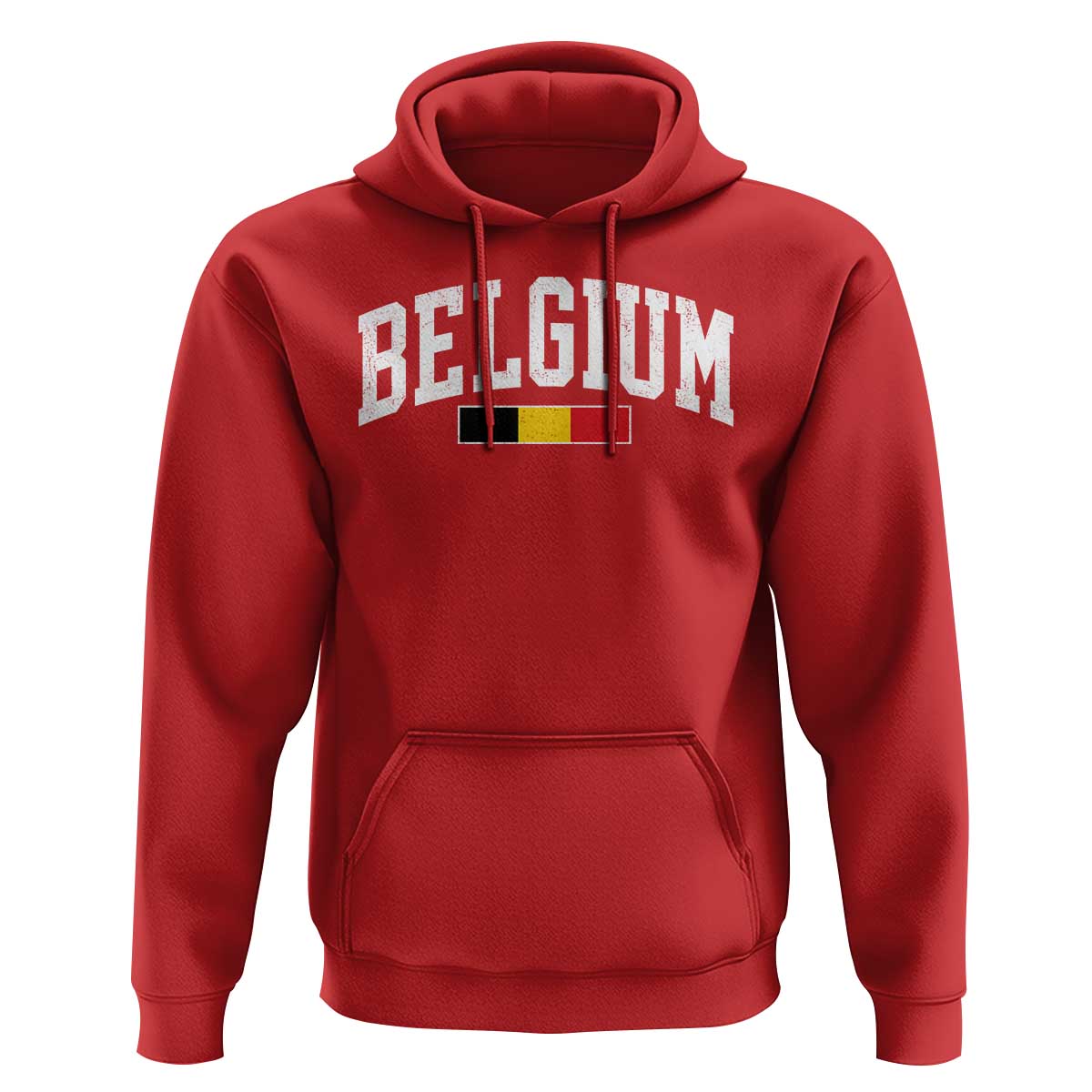 Vintage Belgium Flag Graphic Hoodie Belgian Pride Patriotic Gift