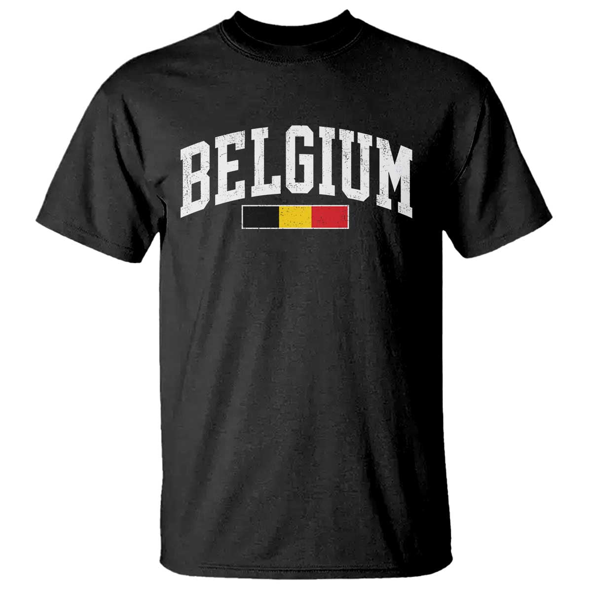 Vintage Belgium Flag Graphic T Shirt Belgian Pride Patriotic Gift