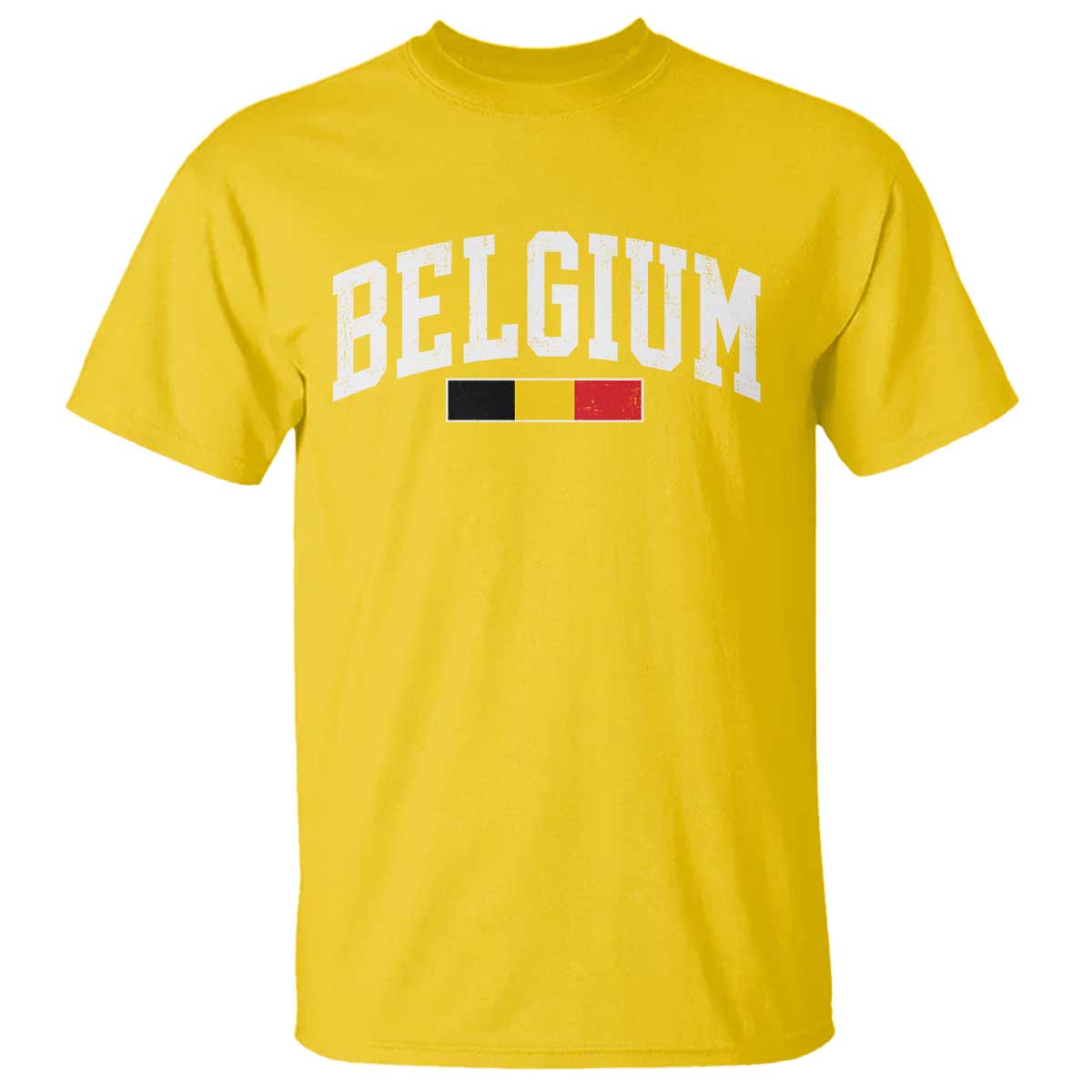 Vintage Belgium Flag Graphic T Shirt Belgian Pride Patriotic Gift
