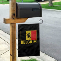 Vintage Belgium Soccer Flag with Lion Graphic Garden Flag Belgian Football Pride Gift for Fans