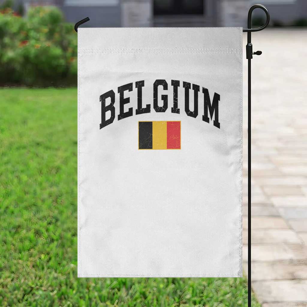 Vintage Belgium Garden Flag Belgian Soccer Football Pride Gift for Fans