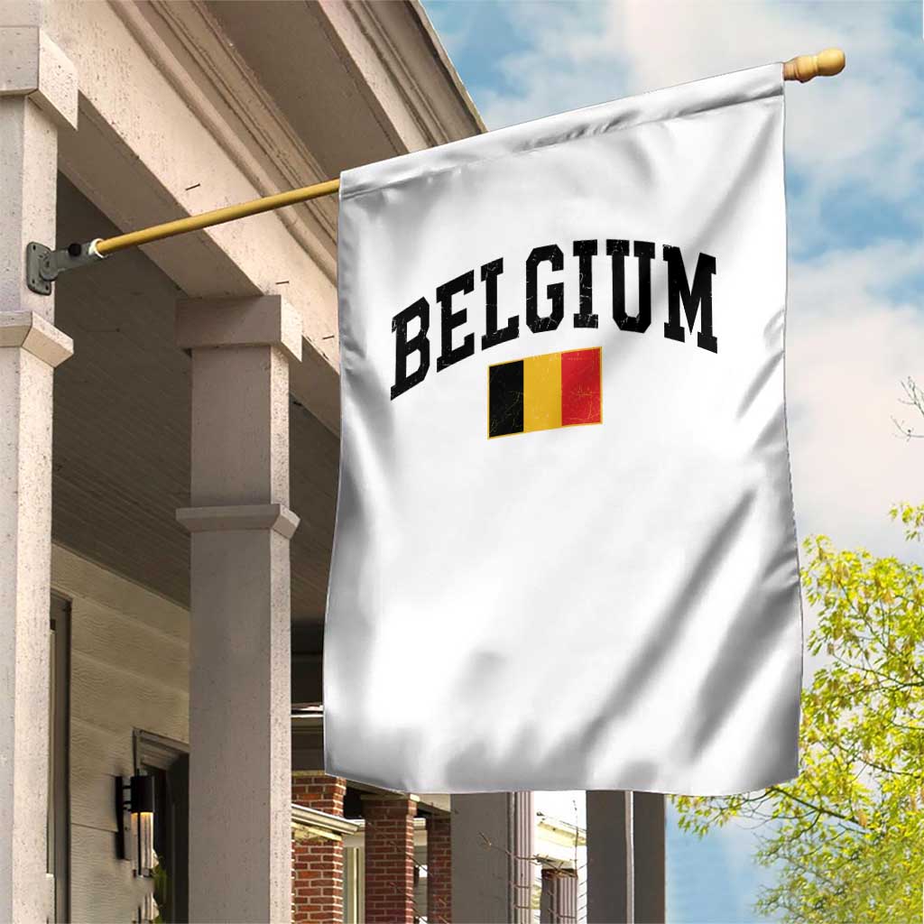 Vintage Belgium Garden Flag Belgian Soccer Football Pride Gift for Fans
