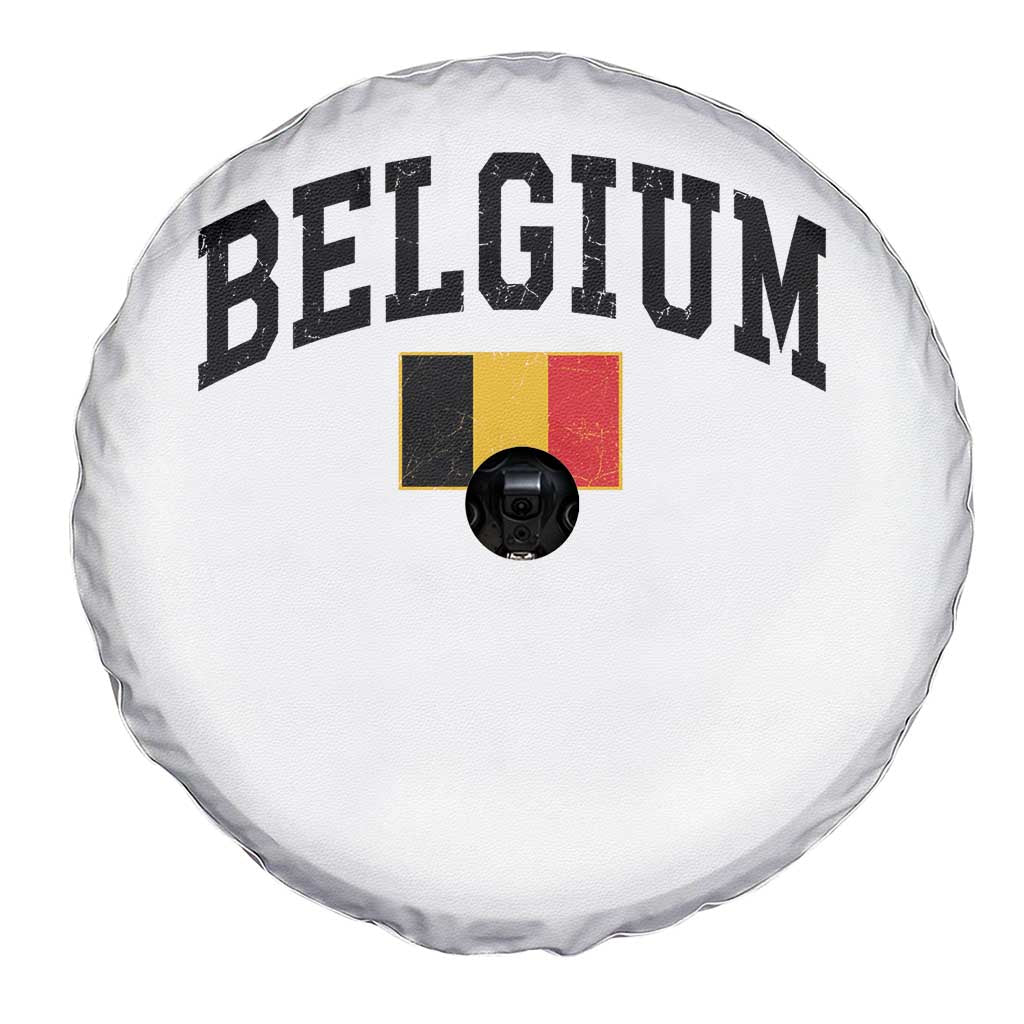 Vintage Belgium Spare Tire Cover Belgian Soccer Football Pride Gift for Fans