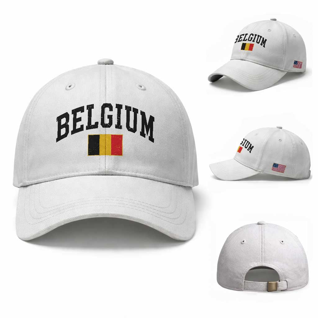 Vintage Belgium Baseball Cap Belgian Soccer Football Pride Gift for Fans