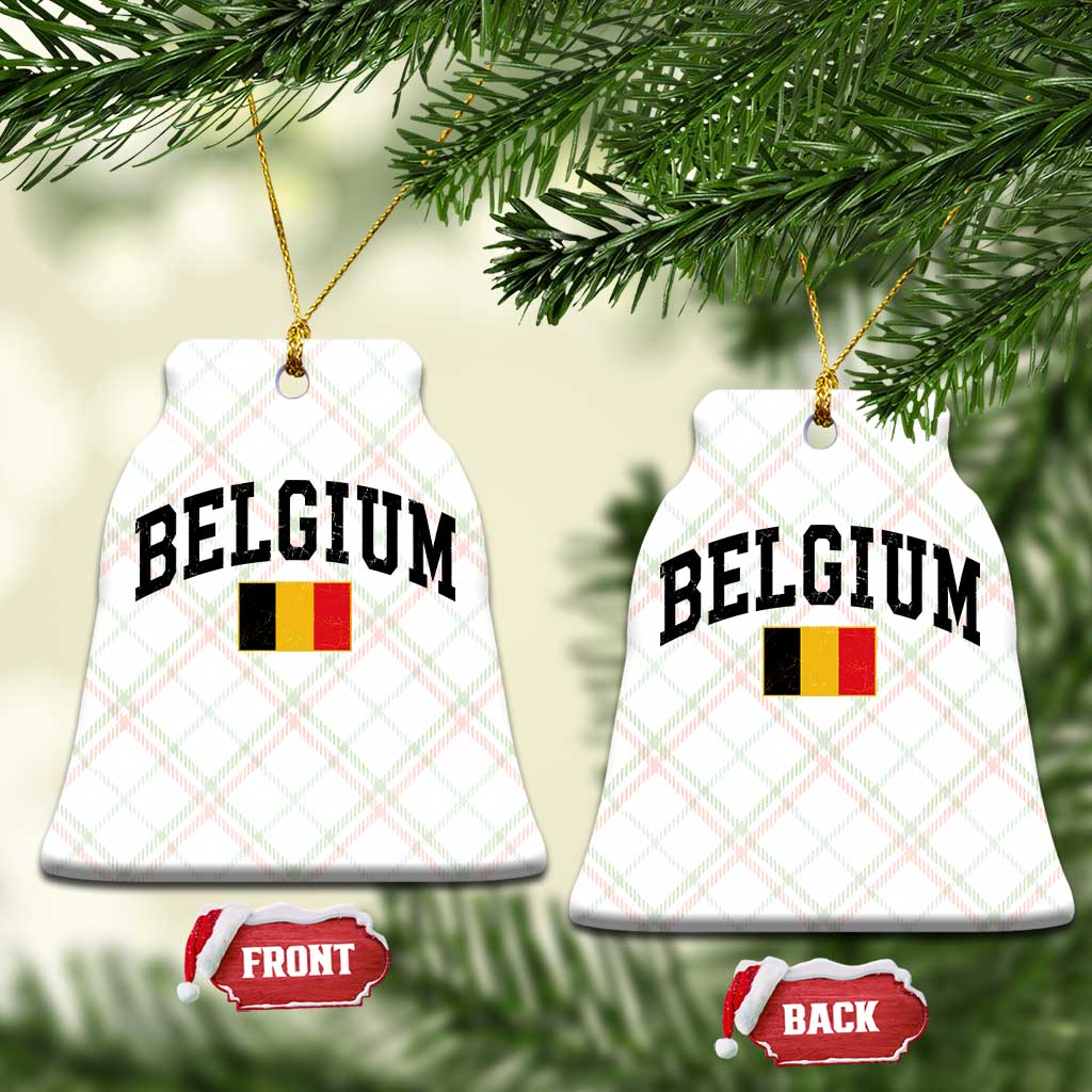 Vintage Belgium Ceramic Ornament Belgian Soccer Football Pride Gift for Fans