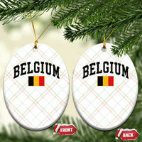 Vintage Belgium Ceramic Ornament Belgian Soccer Football Pride Gift for Fans