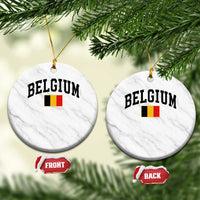 Vintage Belgium Ceramic Ornament Belgian Soccer Football Pride Gift for Fans