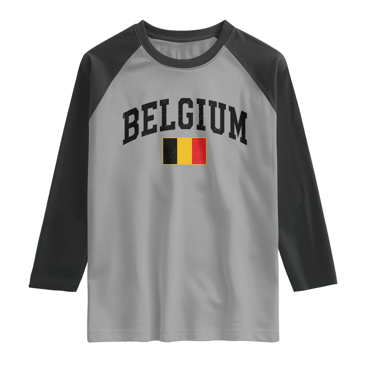 Vintage Belgium Raglan Shirt Belgian Soccer Football Pride Gift for Fans