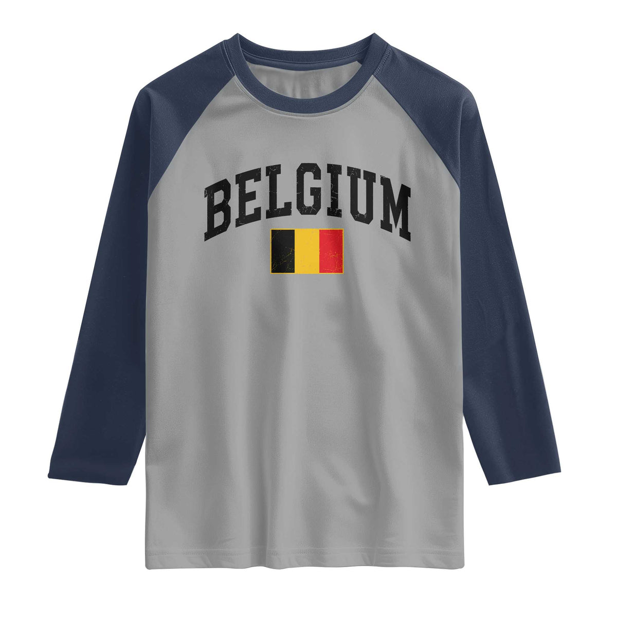 Vintage Belgium Raglan Shirt Belgian Soccer Football Pride Gift for Fans