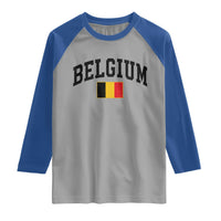 Vintage Belgium Raglan Shirt Belgian Soccer Football Pride Gift for Fans