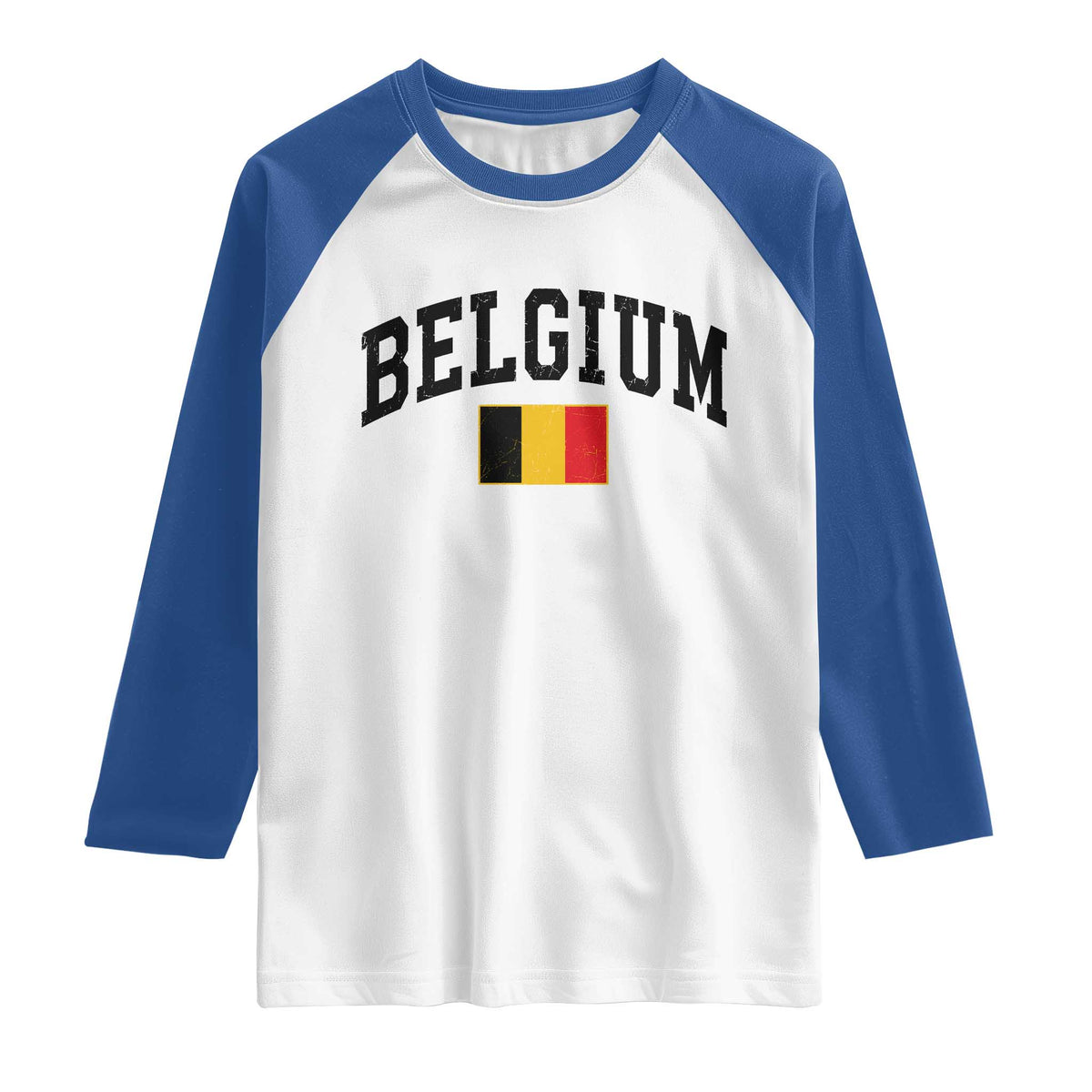 Vintage Belgium Raglan Shirt Belgian Soccer Football Pride Gift for Fans