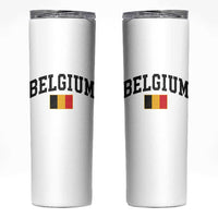 Vintage Belgium Skinny Tumbler Belgian Soccer Football Pride Gift for Fans