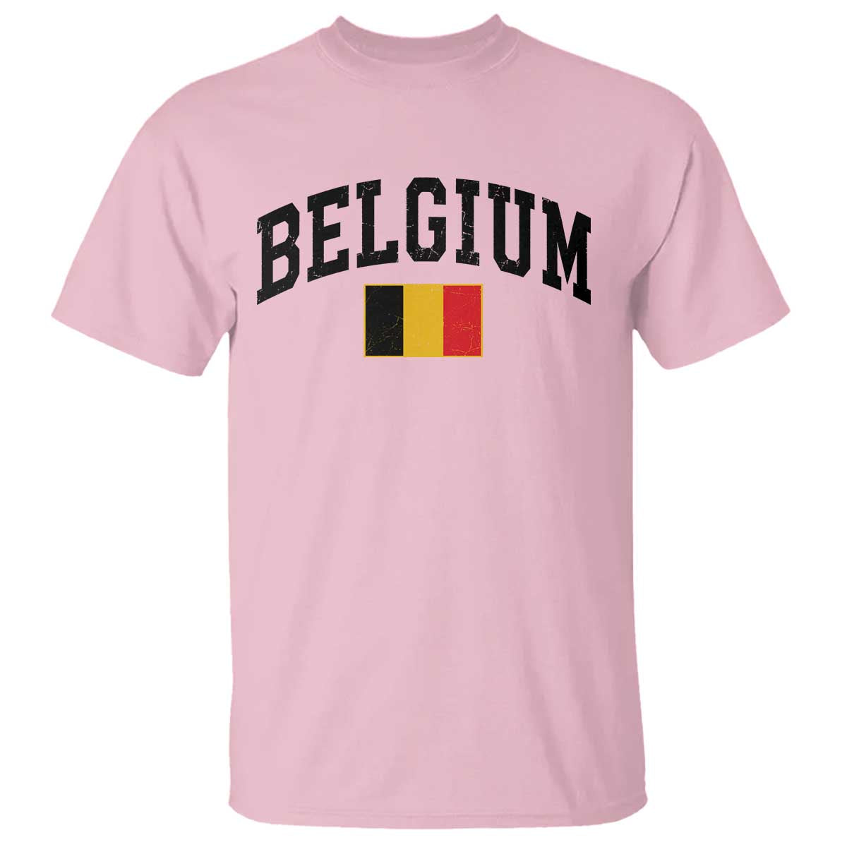 Vintage Belgium T Shirt Belgian Soccer Football Pride Gift for Fans