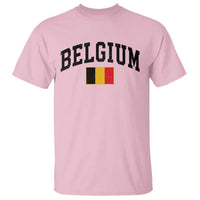 Vintage Belgium T Shirt Belgian Soccer Football Pride Gift for Fans