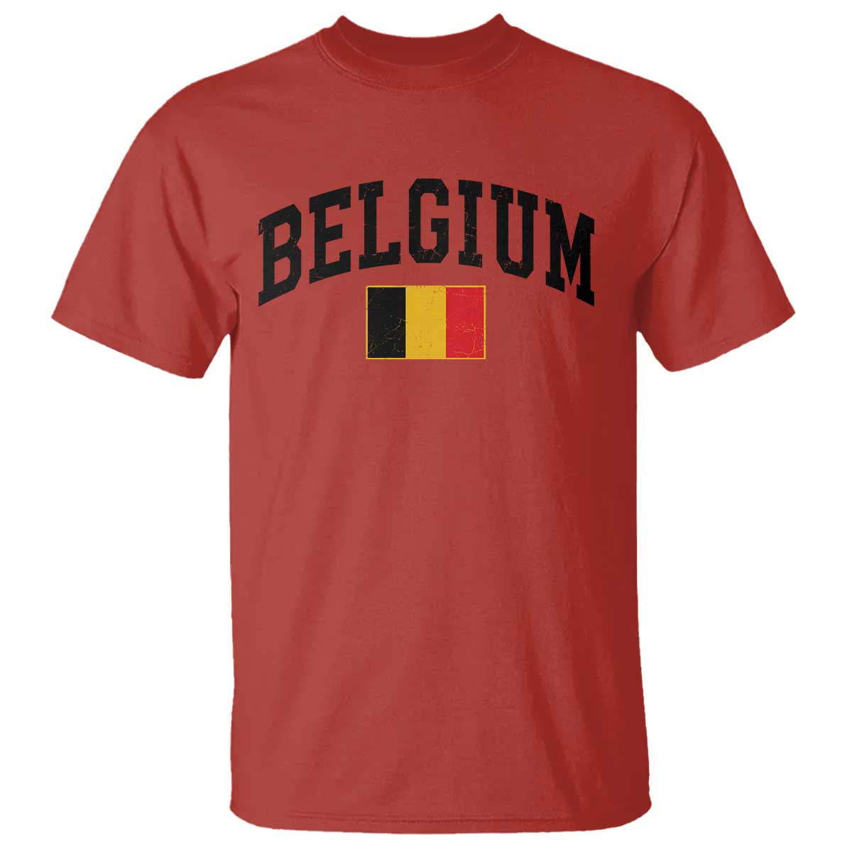 Vintage Belgium T Shirt Belgian Soccer Football Pride Gift for Fans