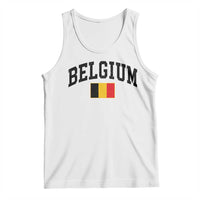 Vintage Belgium Tank Top Belgian Soccer Football Pride Gift for Fans