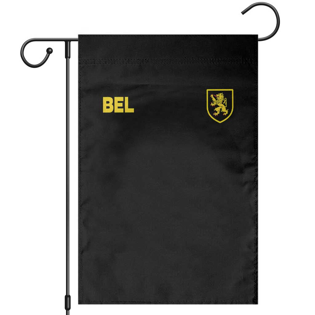 Vintage Belgium Garden Flag Belgian Football Pride Belgium Lion Crest Soccer Graphic