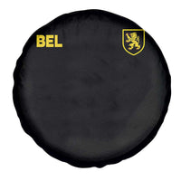 Vintage Belgium Spare Tire Cover Belgian Football Pride Belgium Lion Crest Soccer Graphic