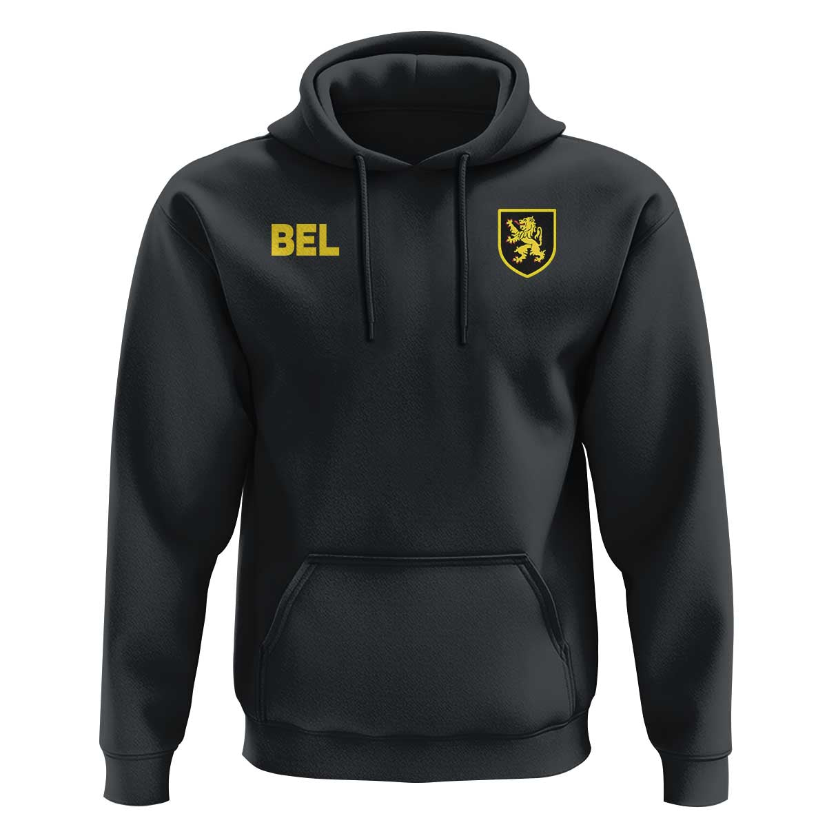 Vintage Belgium Hoodie Belgian Football Pride Belgium Lion Crest Soccer Graphic