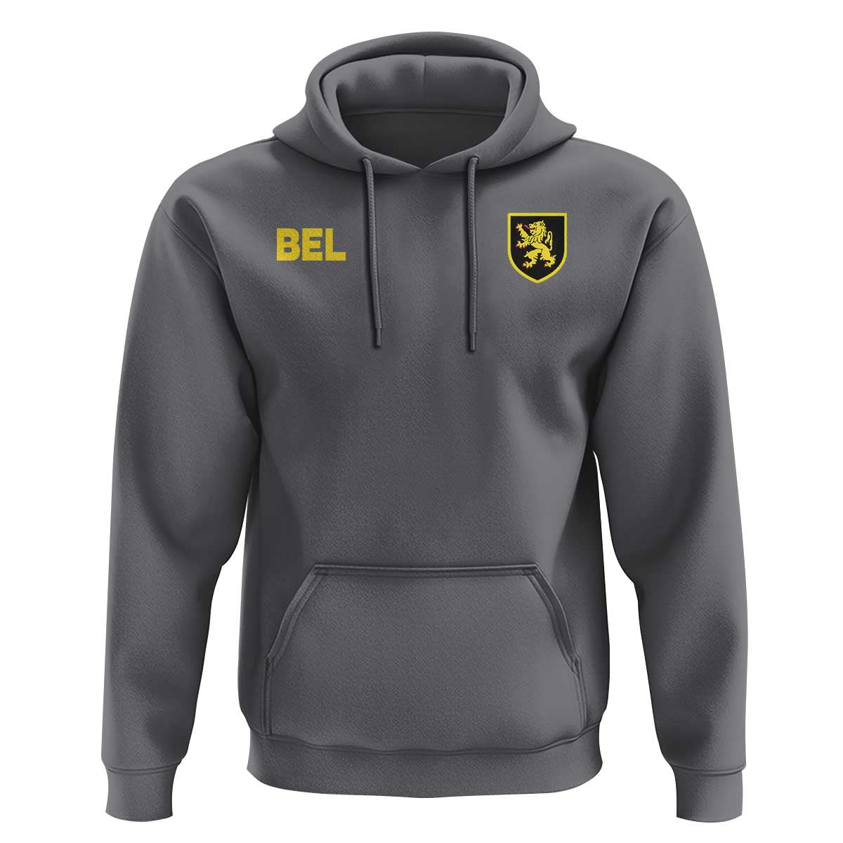 Vintage Belgium Hoodie Belgian Football Pride Belgium Lion Crest Soccer Graphic