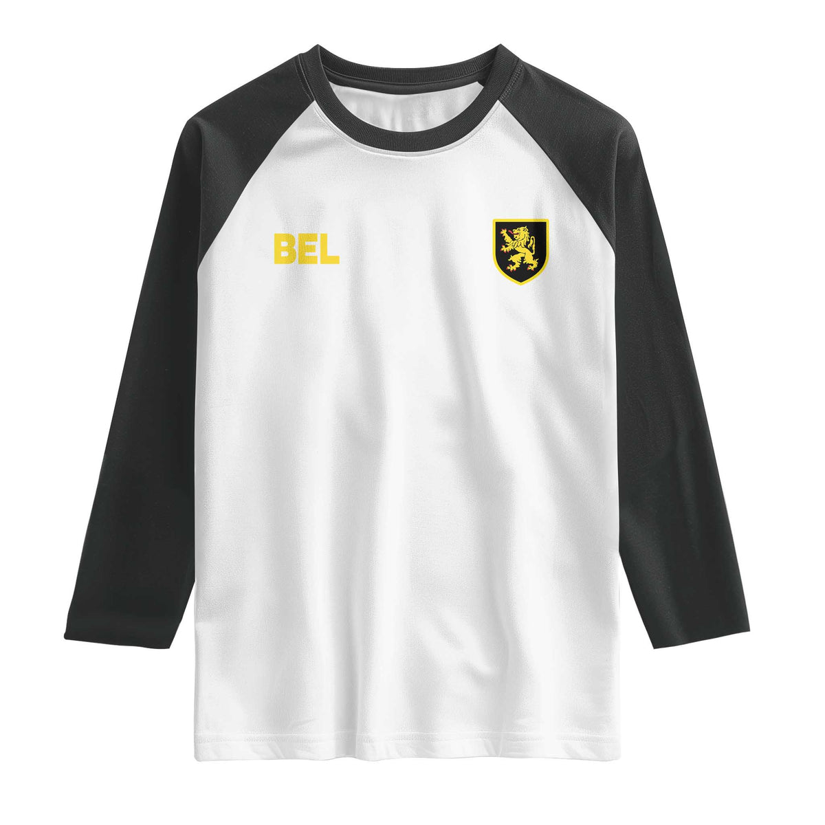 Vintage Belgium Raglan Shirt Belgian Football Pride Belgium Lion Crest Soccer Graphic